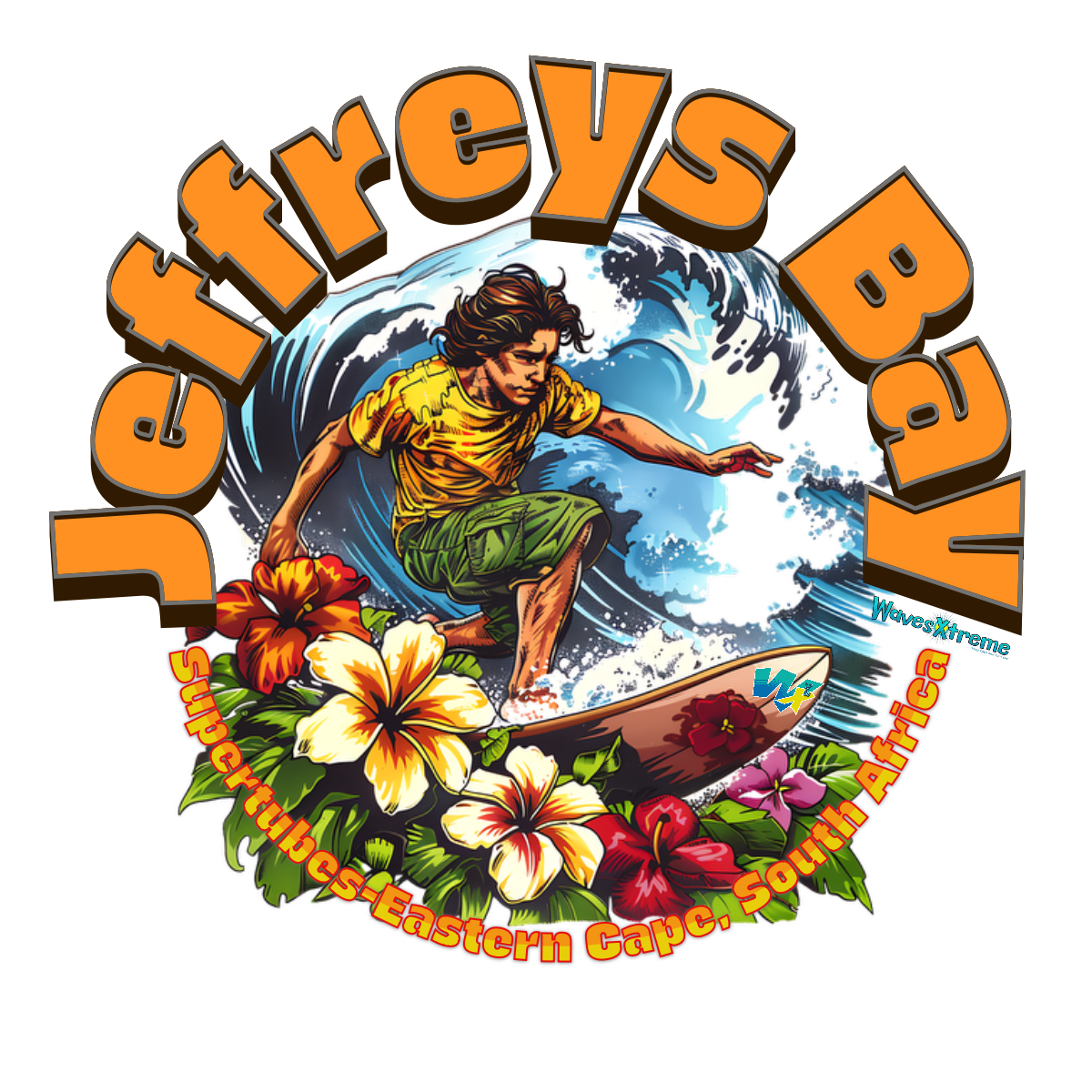 Jeffrey's Bay White T-shirt